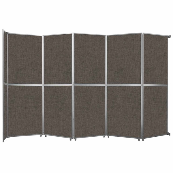 Operable Wall Folding Room Divider 19'6" x 12'3" Mocha Fabric